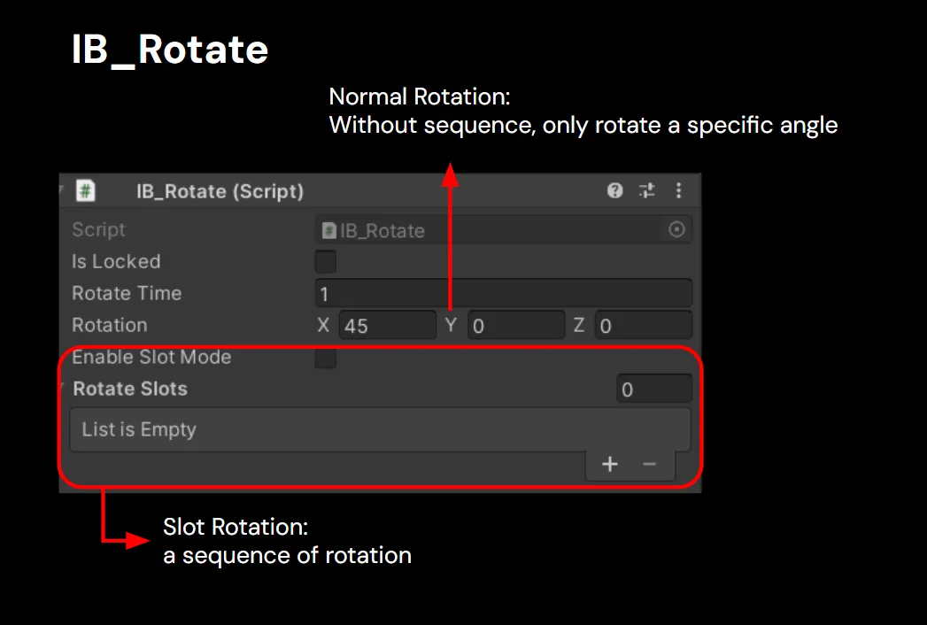 PicoLock Unity Inspector — rotate tool